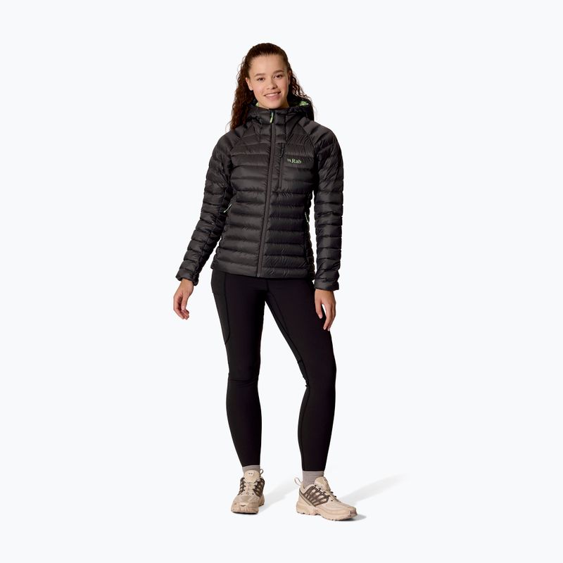 Dámská péřová bunda Rab Microlight Alpine Hoody graphene 2