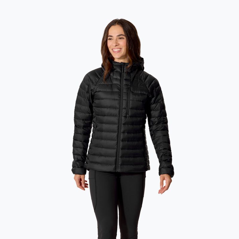 Dámská péřová bunda Rab Microlight Alpine Hoody black