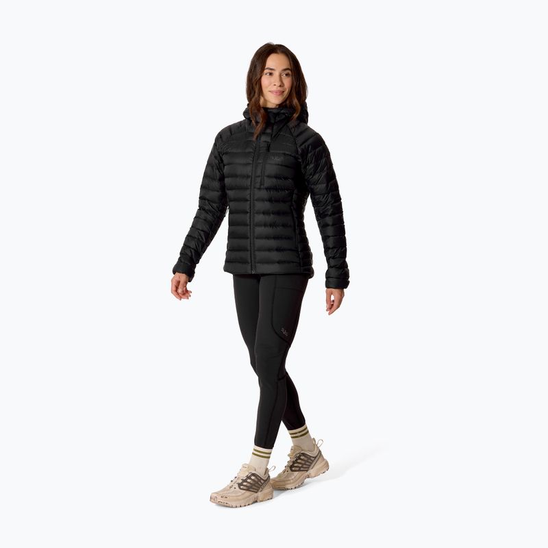 Dámská péřová bunda Rab Microlight Alpine Hoody black 2