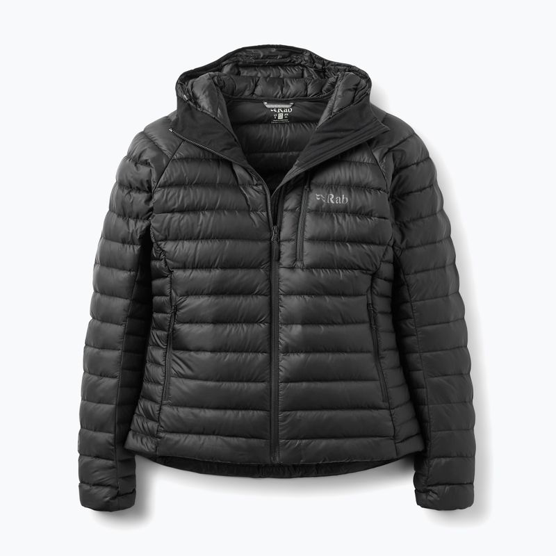 Dámská péřová bunda Rab Microlight Alpine Hoody black 4