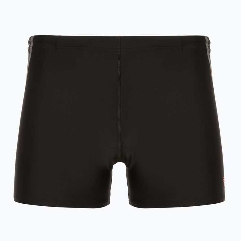 Pánské plavecké boxerky Speedo Placement Aquashort black/red