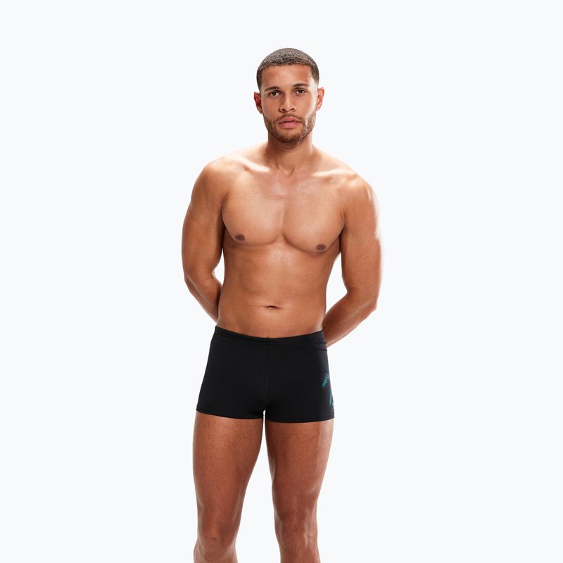 Pánské plavecké boxerky Speedo Hyper Boom Placement Aquashort černé 8-00301115144 5