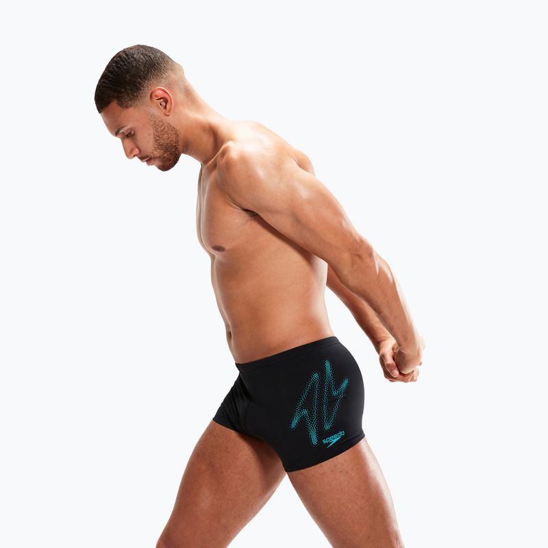 Pánské plavecké boxerky Speedo Hyper Boom Placement Aquashort černé 8-00301115144 6