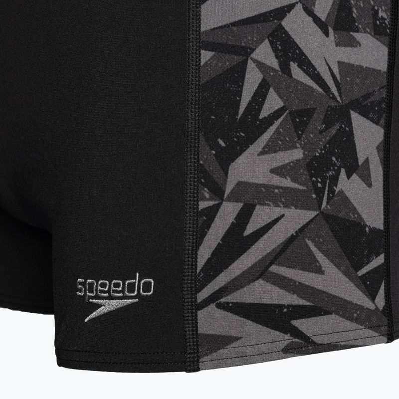 Plavky Speedo Hyperboom black/oxid grey 3