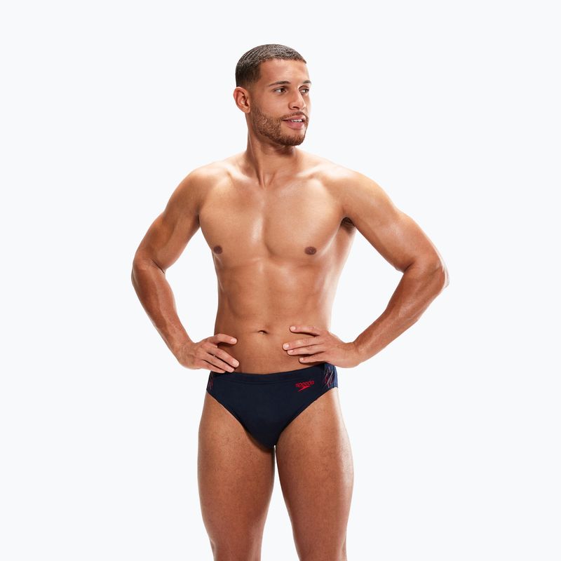 Pánské plavecké kalhotky Speedo Hyper Boom Splice Brief námořnická modrá 8-00301715148 6