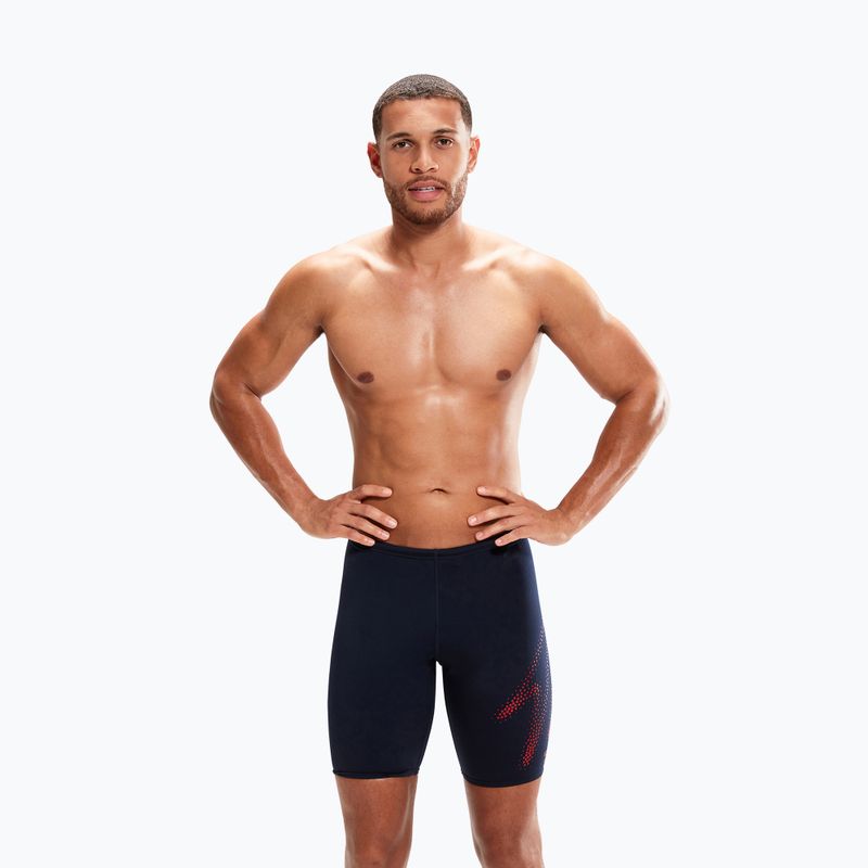 Pánské plavky Speedo Hyper Boom Placement Jammer navy blue 8-00302115194 4