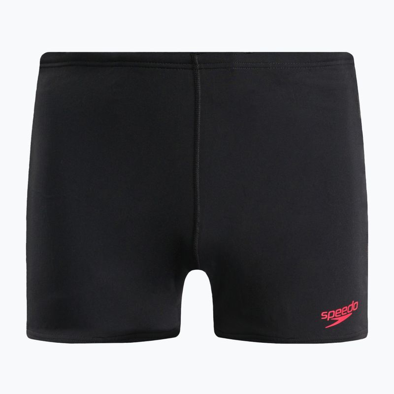 Pánské plavecké boxerky Speedo Tech Panel Aquashort černo-červené 8-00303514539