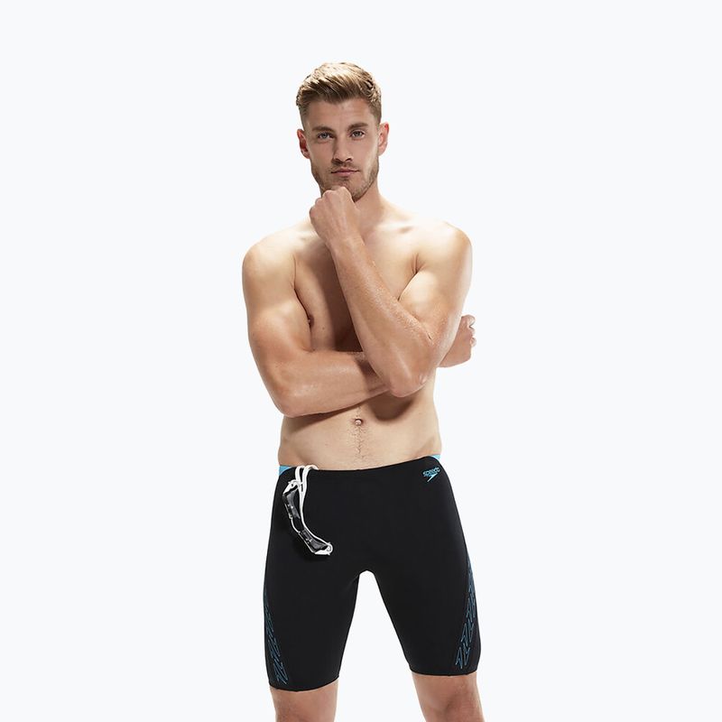 Speedo pánské plavky Hyper Boom Splice Jammer černé 8-00303815147 5