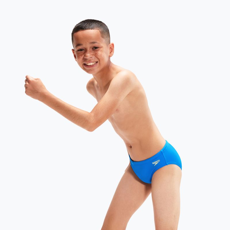 Speedo Logo Brief dětské plavecké kalhotky modré 8-00314914372 7