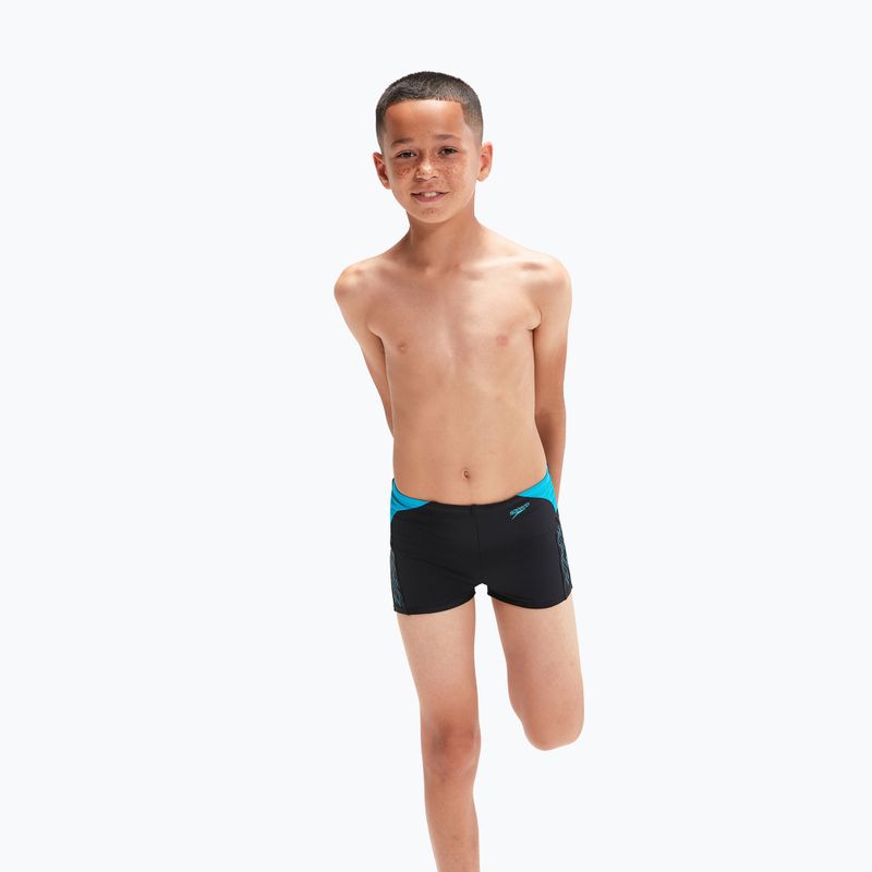 Speedo Hyper Boom Logo Splice Aquashort dětské plavky 8-00315015176 5