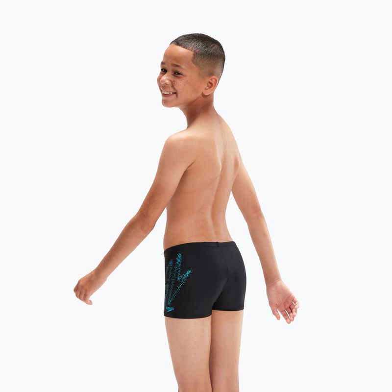 Speedo Hyper Boom Logo Placement Aquashort dětské plavky černé 8-00315415190 6