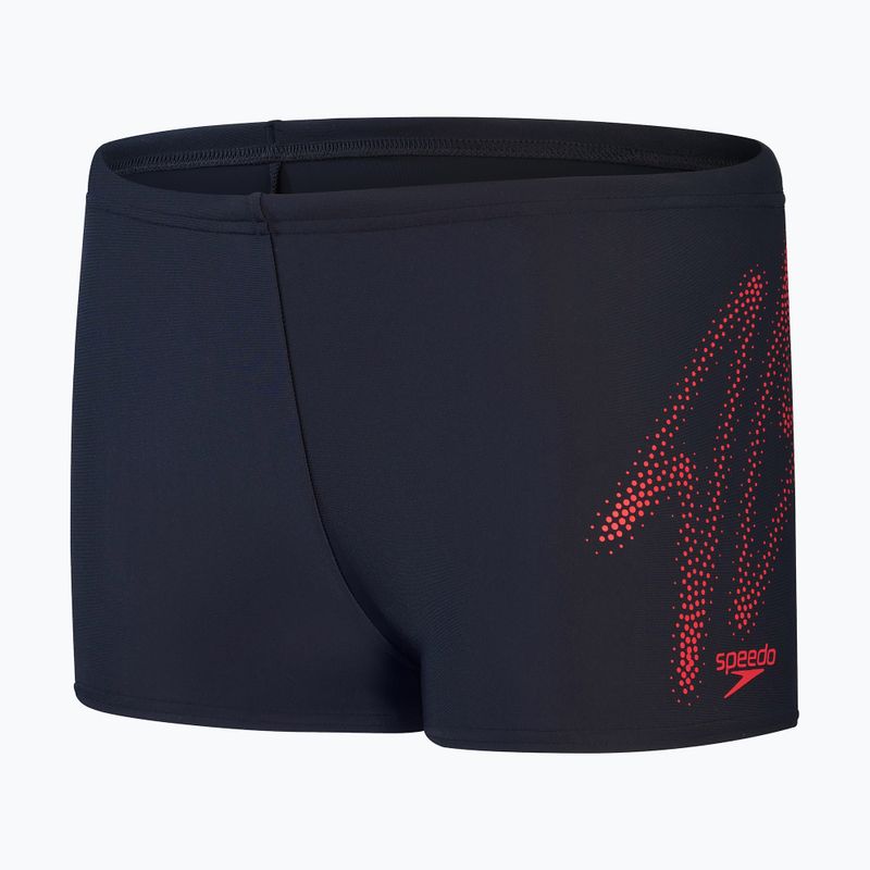 Speedo Hyper Boom Logo Placement Aquashort dětské plavecké šortky tmavě modré 8-00315415190 4