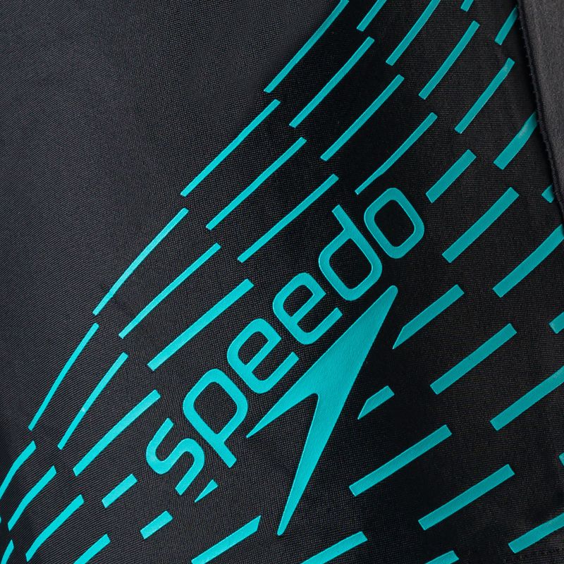 Pánské plavecké šortky Speedo Medley Logo Aquashort černo-modré 8-1135406870 3
