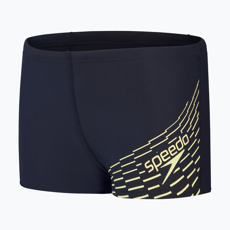 Speedo Medley Logo Aquashort dětské plavecké šortky tmavě modré 8-1241006864 4