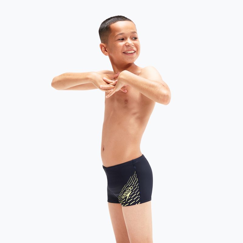 Speedo Medley Logo Aquashort dětské plavecké šortky tmavě modré 8-1241006864 6