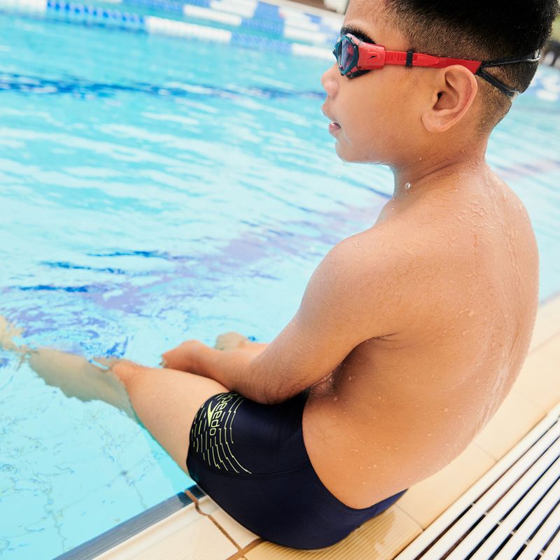 Speedo Medley Logo Aquashort dětské plavecké šortky tmavě modré 8-1241006864 9