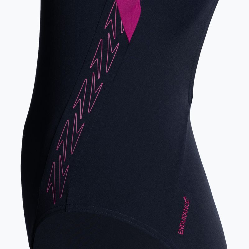 Speedo Hyperboom Splice Flyback dámské jednodílné plavky tmavě modré 8-00305015158 3