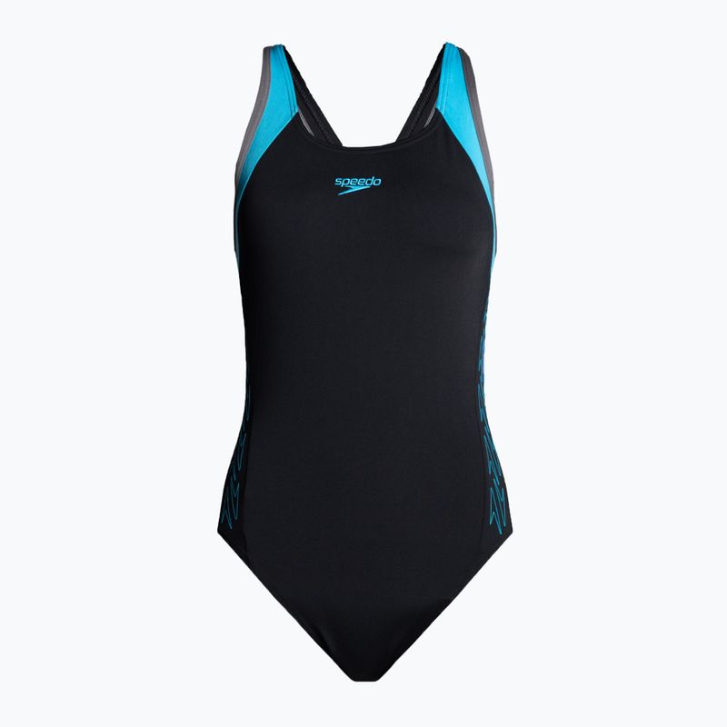 Speedo Hyperboom Splice Flyback dámské jednodílné plavky černé 8-00305015160
