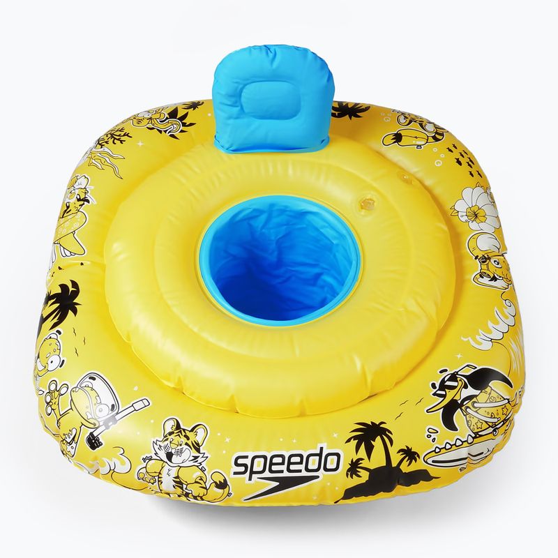 Plavací kolo Speedo Character Swim Seat 0-1 se sedákem yellow/blue 2