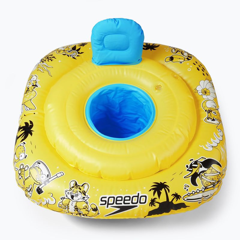 Dětský kruh do vody se sedačkou Speedo Character Swim Seat 1-2 yellow/blue 2