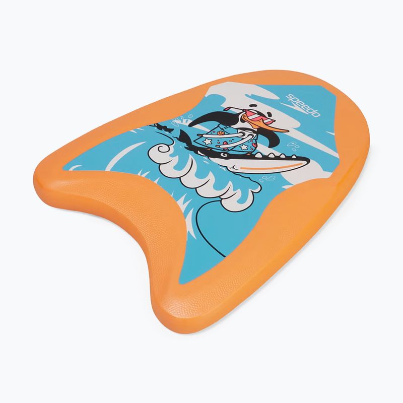 Plavecká deska Speedo Turtle Printed Float chima azure blue/fluro orange 3