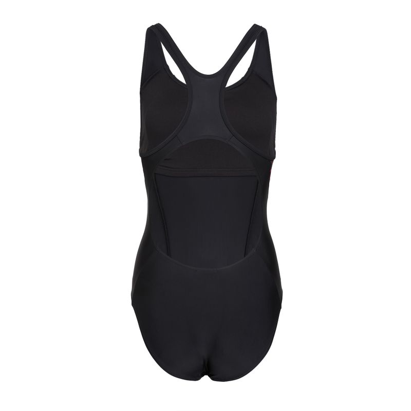 Dámské jednodílné plavky Speedo Allover Panel Laneback black/purple 2