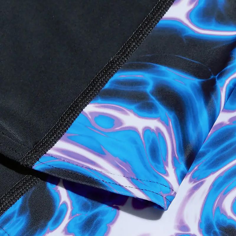 Pánské plavky Speedo Allover Digi V-Cut black/blue 7