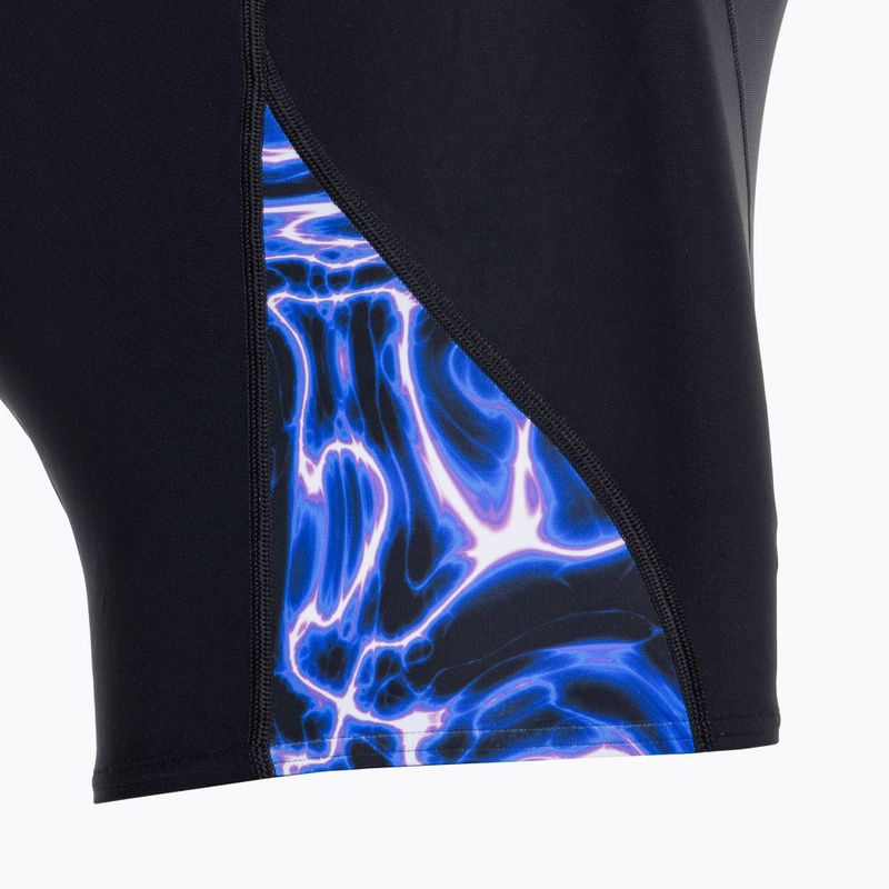 Pánské plavecké boxerky Speedo Allover Digi V-Cut černá/modrá 3