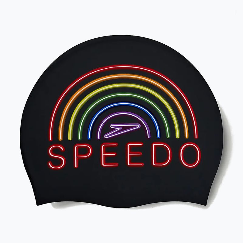 Plavecká čepice Speedo s potiskem Silicone pride rainbow 2