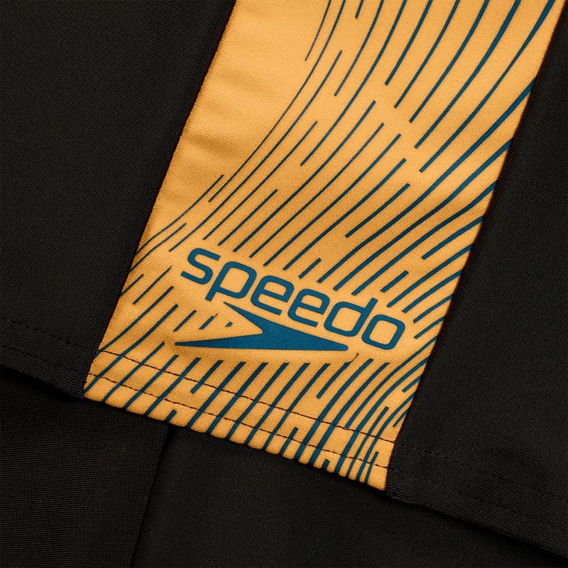 Pánské plavky Speedo Dive black/dark teal/mandarin Peel 3