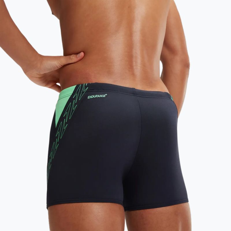 Pánské plavecké boxerky Speedo Hyper Boom Splice true navy/herlequin green 8