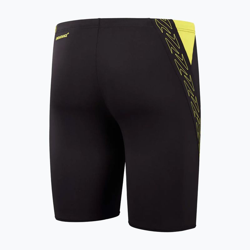 Speedo Hyper Boom Splice pánské plavecké džíny black/lemon drizzle 2