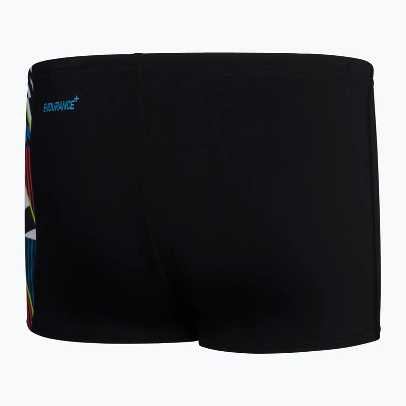 Dětské plavecké boxerky  Speedo Digital Panel black/white/watermelon 2