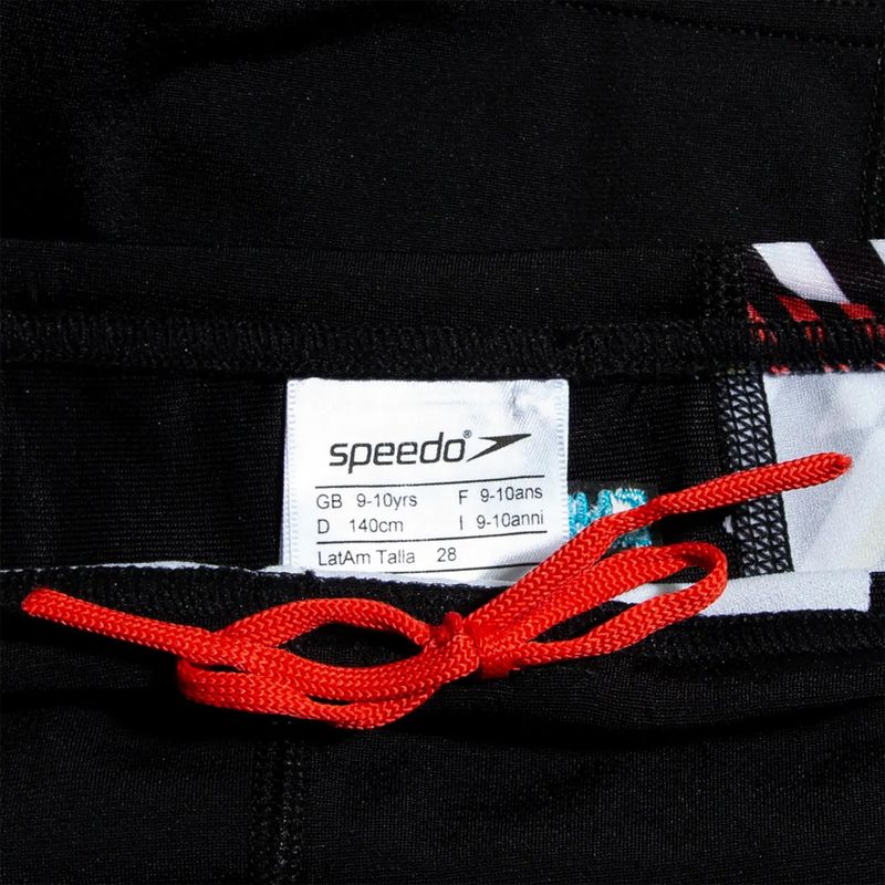 Dětské plavecké boxerky  Speedo Digital Panel black/white/watermelon 3