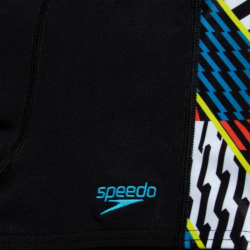 Dětské plavecké boxerky  Speedo Digital Panel black/white/watermelon 4