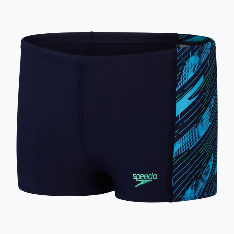 Dětské plavecké boxerky  Speedo Hyperboom true navy/harlequin green/picton green