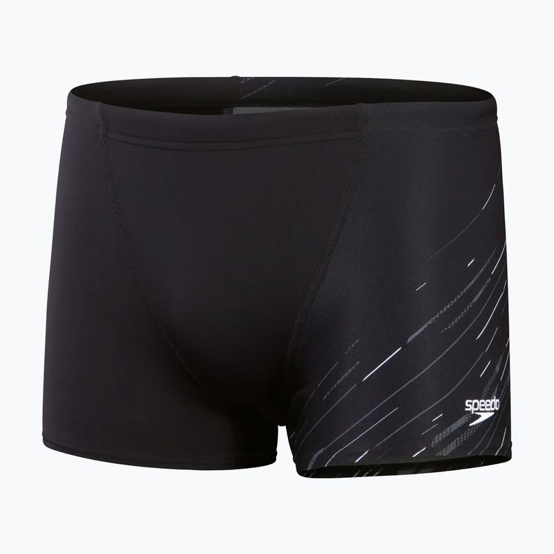 Pánské plavecké boxerky Speedo Hyperboom V-Cut black/usa charcoal/white