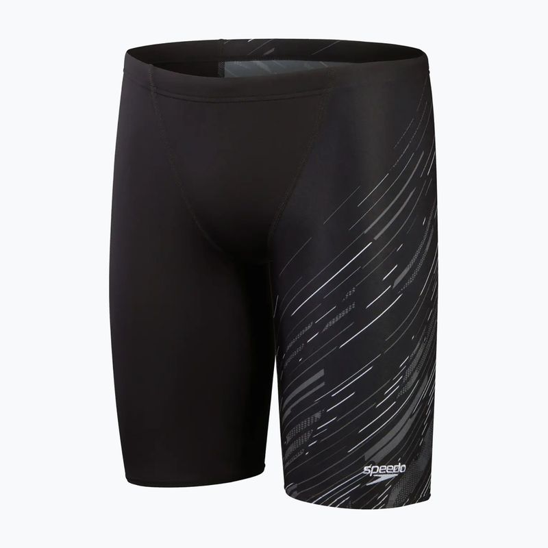 Pánské plavky Speedo Hyperboom V-Cut black/usa charcoal/white