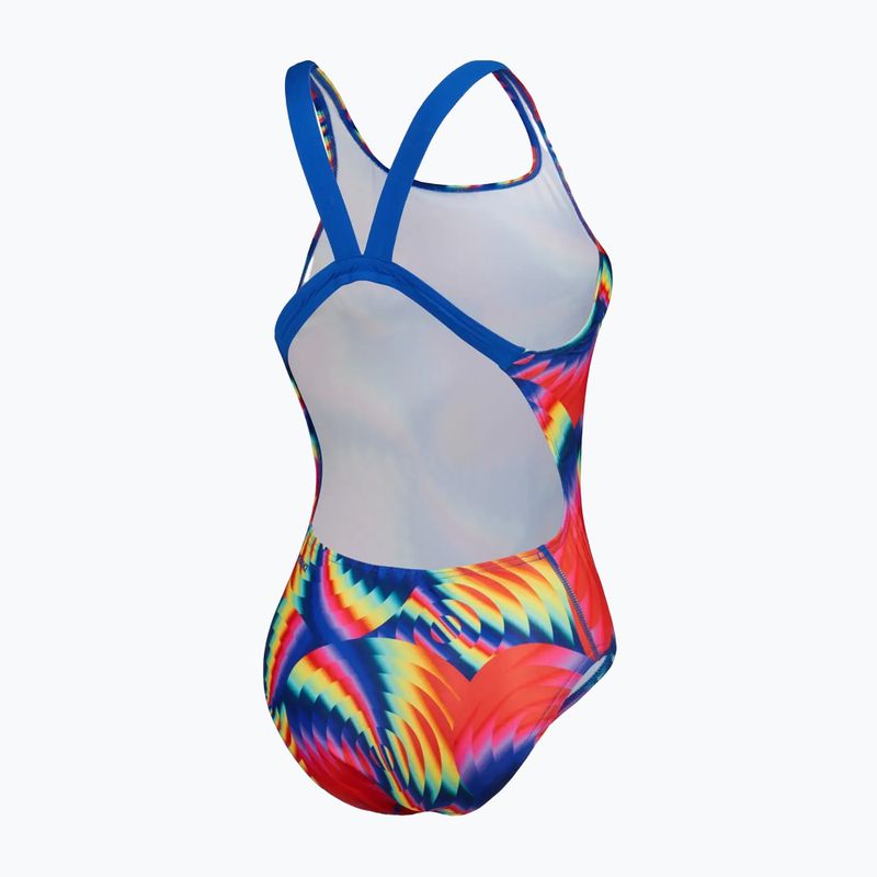 Speedo dámské plavky Allover Digital Leaderback watermelon/flare pink/man peel/lemon drizzle 3