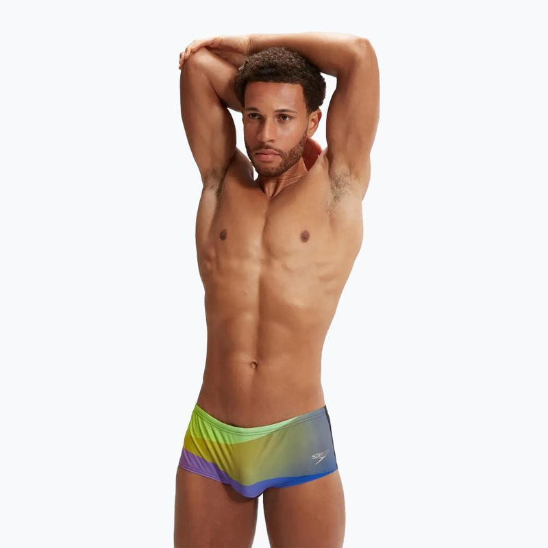 Pánské plavecké kalhotky Speedo Allover Digital Brief black/sweet purple 5