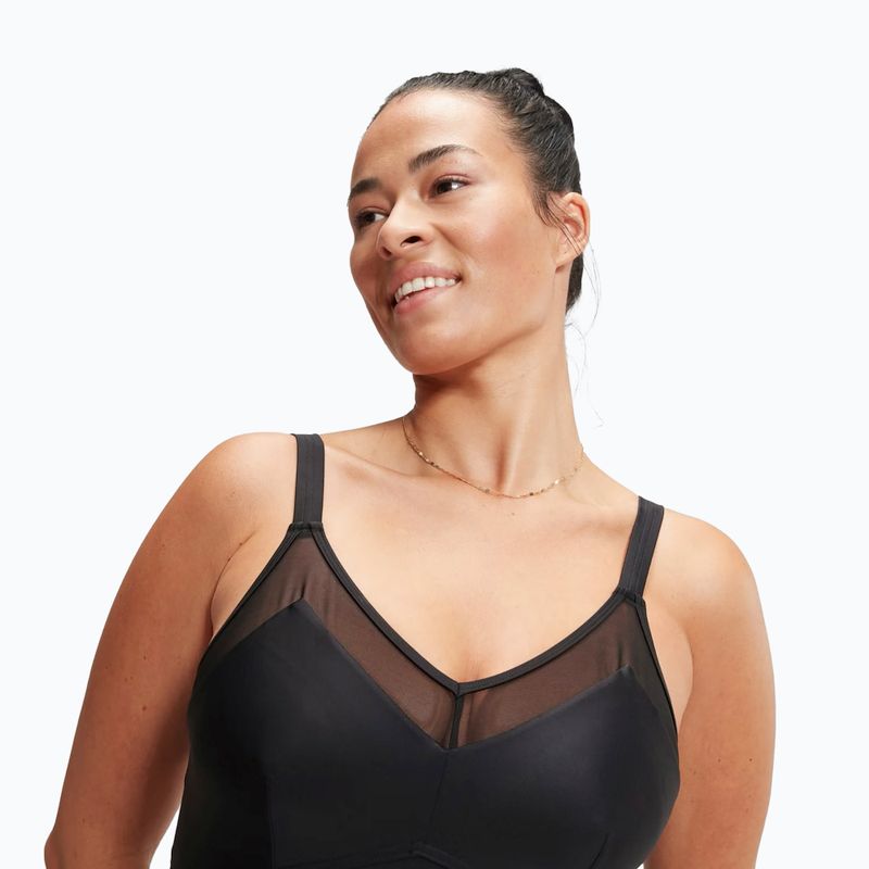 Dámské jednodílné plavky peedo Shaping Mesh Detail One Piece black 4