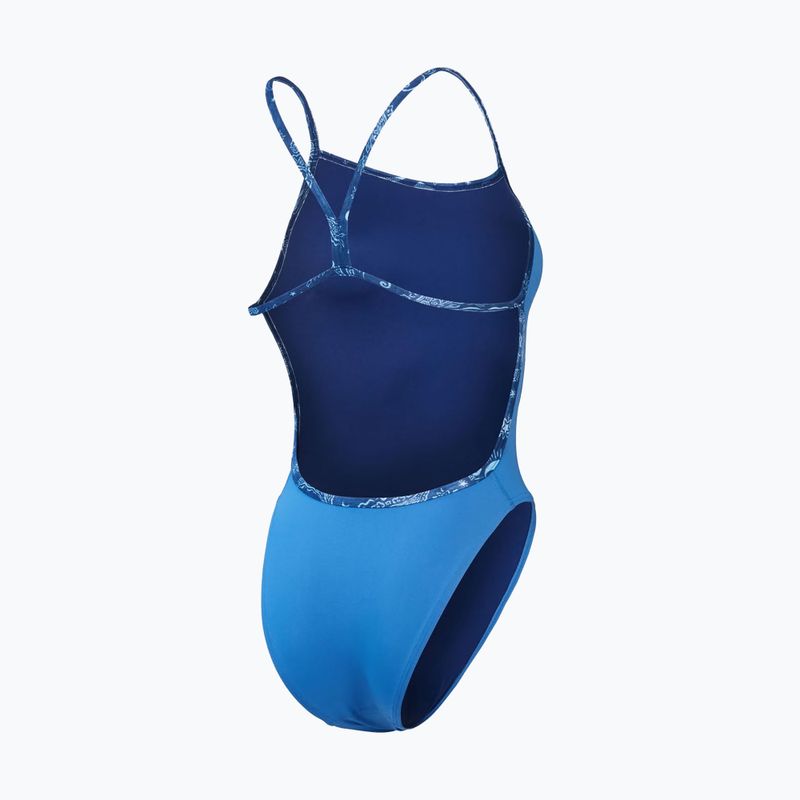 Jednodílné plavky  Speedo Solid Vback servres blue 2