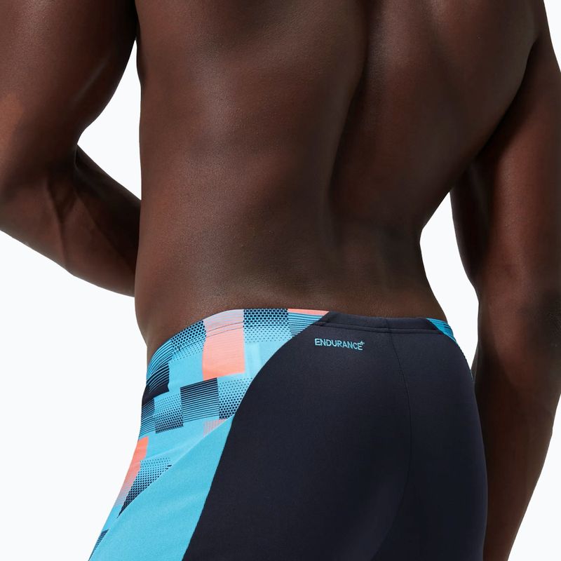 Pánské plavky Speedo Endurance+ MAX Splice Aquashort true navy/picton blue/siren red 10