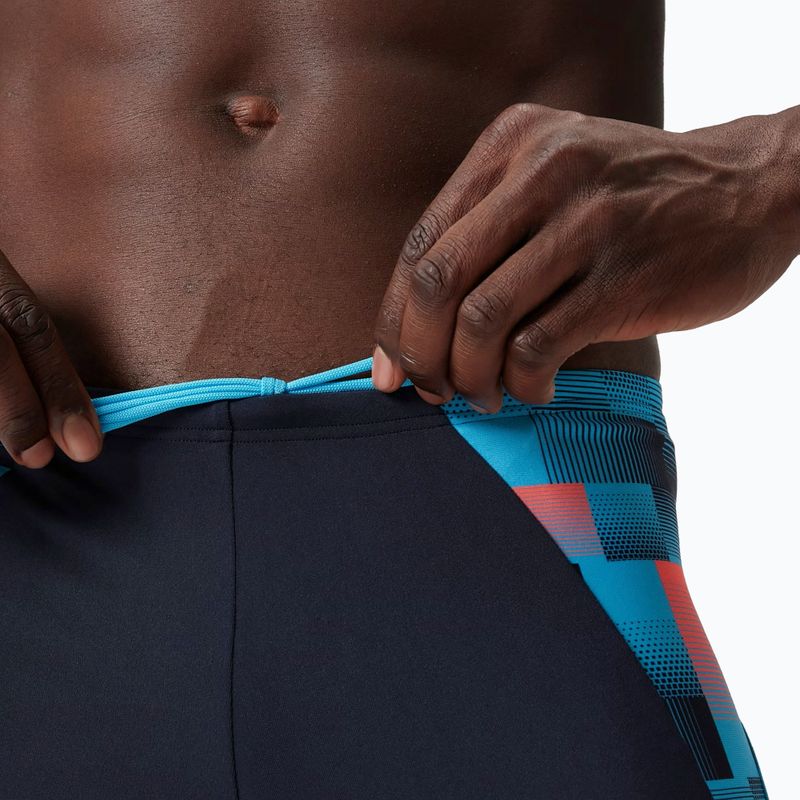 Pánské plavky Speedo Endurance+ MAX Splice Aquashort true navy/picton blue/siren red 12