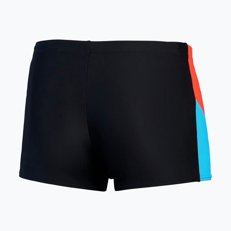 Pánské plavky boxerky Speedo Dive Aquashort black/siren red/piton blue 2