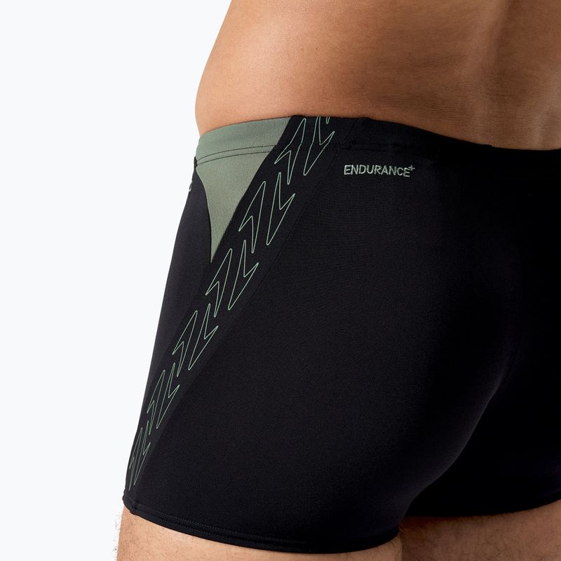 Pánské plavky Speedo HyperBoom Splice Aquashort black/country green 6