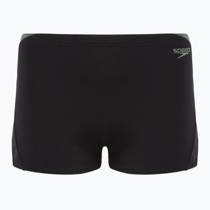 Pánské plavky Speedo HyperBoom Splice Aquashort black/country green