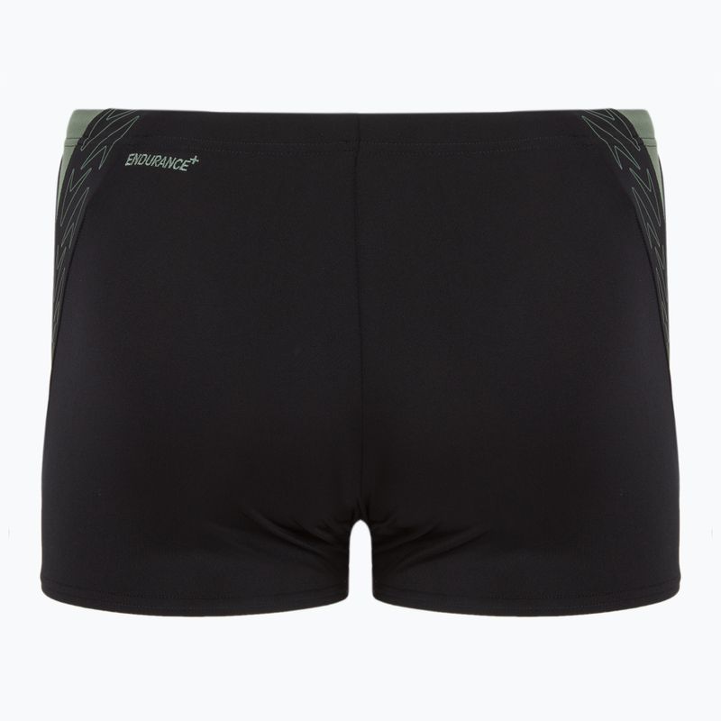 Pánské plavky Speedo HyperBoom Splice Aquashort black/country green 2