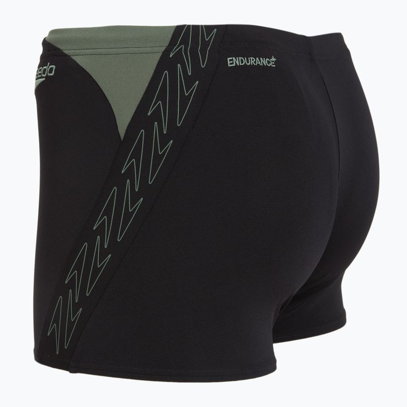 Pánské plavky Speedo HyperBoom Splice Aquashort black/country green 3