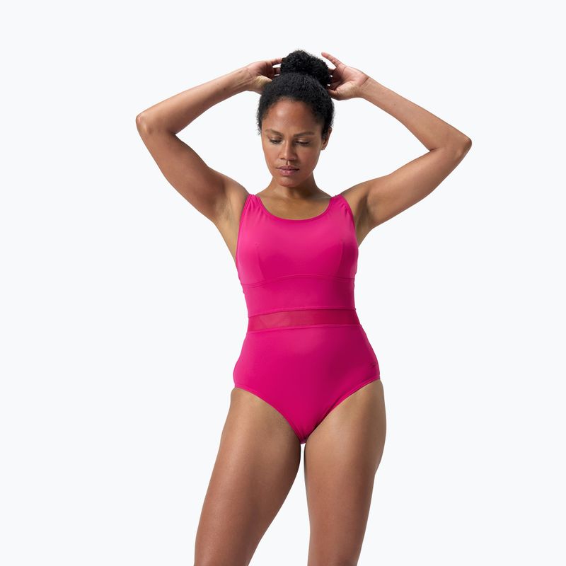 Dámské jednodílné plavky Speedo Shaping LuniaGlow One Piece magenta haze 5